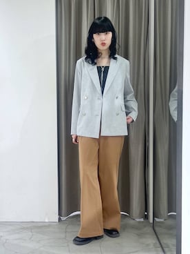 清水さん（レディース・170cm）の冬コーディネート