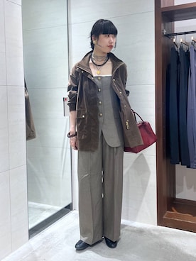 清水さん(レディース・172cm)の夏コーディネート