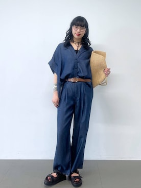 清水さん（レディース・172cm）の夏コーディネート