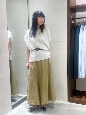 清水さん（レディース・172cm）の春コーディネート