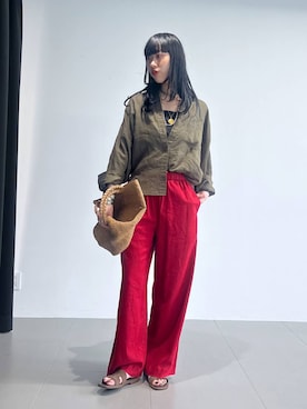 「BARNYARDSTORM（バンヤードストーム）のアイテム」を使った、清水さん（レディース・172cm）の春コーディネート