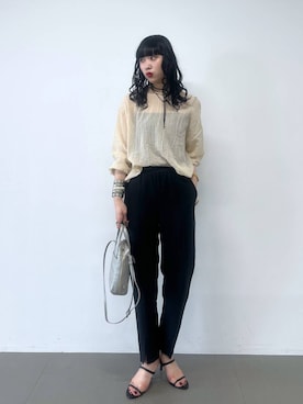 清水さん(レディース・172cm)の夏コーディネート