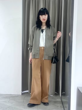 清水さん（レディース・170cm）の冬コーディネート