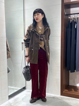 清水さん(レディース・172cm)の夏コーディネート