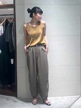 清水さん(レディース・172cm)の夏コーディネート
