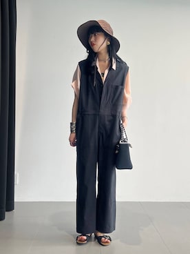 「BARNYARDSTORM（バンヤードストーム）のアイテム（トップス）」を使った、清水さん（レディース・172cm）の春コーディネート