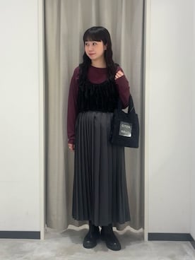 YOSHIDAさん(レディース・155cm)の秋コーディネート