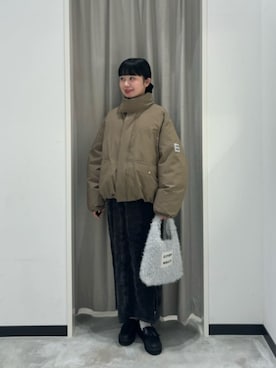 YOSHIDAさん（レディース・155cm）の冬コーディネート