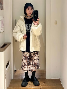 「アイテム（スマホグッズ）」を使った、yuriseki0119さん（レディース・158cm）の秋コーディネート