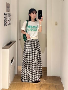 「eL（エル）のアイテム」を使った、yuriseki0119さん（レディース・160cm）の夏コーディネート