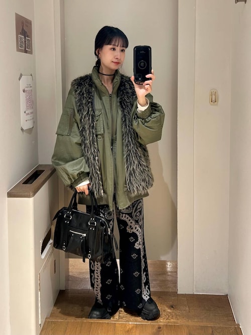 セール】MIXカラーファーベスト/593633（ベスト）｜JEANASIS