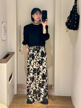 「JEANASIS（ジーナシス）のスタッズボリュームサボ/571517（サンダル）」を使った、yuriseki0119さん（レディース・158cm）の夏コーディネート