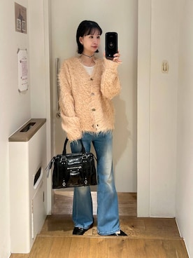 「アイテム（チョーカー）」を使った、yuriseki0119さん（レディース・158cm）の冬コーディネート