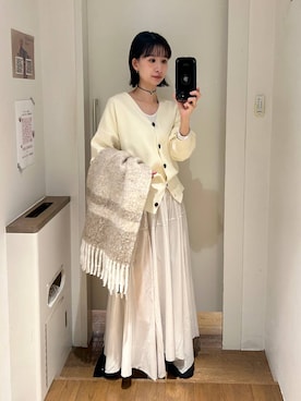 「アイテム（チョーカー）」を使った、yuriseki0119さん（レディース・158cm）の冬コーディネート