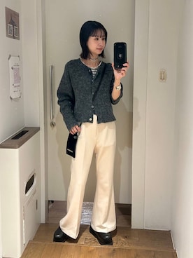 「アイテム（スマホグッズ）」を使った、yuriseki0119さん（レディース・158cm）の秋コーディネート