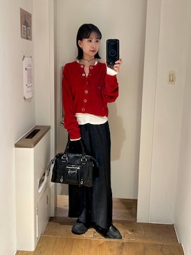 「アイテム（チョーカー）」を使った、yuriseki0119さん（レディース・158cm）の秋コーディネート