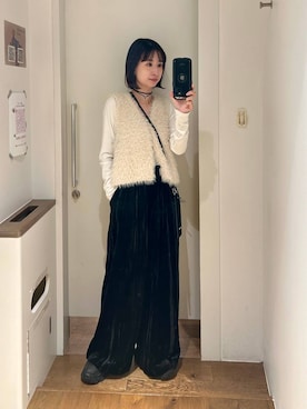 「アイテム（スマホグッズ）」を使った、yuriseki0119さん（レディース・158cm）の秋コーディネート
