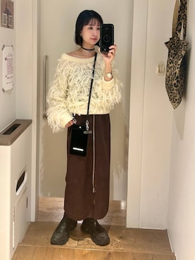 「アイテム（スマホグッズ）」を使った、yuriseki0119さん（レディース・158cm）の秋コーディネート