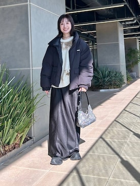 「アイテム（チョーカー）」を使った、yuriseki0119さん（レディース・158cm・30代）の冬コーディネート