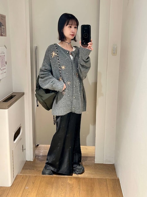モチーフビーズカーディガン/629915（カーディガン/ボレロ）｜JEANASIS