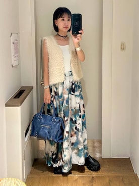 「アイテム（タンクトップ）」を使った、yuriseki0119さん（レディース・158cm）の夏コーディネート