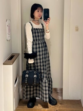 「アイテム（シュシュ）」を使った、yuriseki0119さん（レディース・158cm）の夏コーディネート
