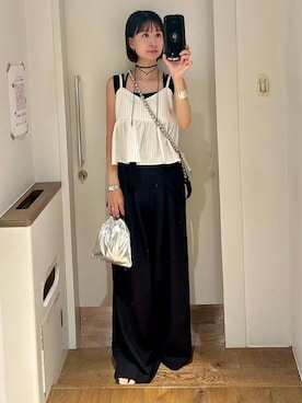 「アイテム（スマホグッズ）」を使った、yuriseki0119さん（レディース・158cm）の夏コーディネート