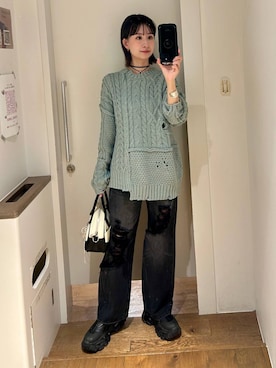 「アイテム（スマホグッズ）」を使った、yuriseki0119さん（レディース・158cm）の秋コーディネート