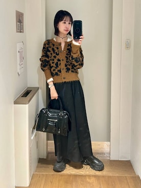 「アイテム（チョーカー）」を使った、yuriseki0119さん（レディース・158cm・30代）の冬コーディネート