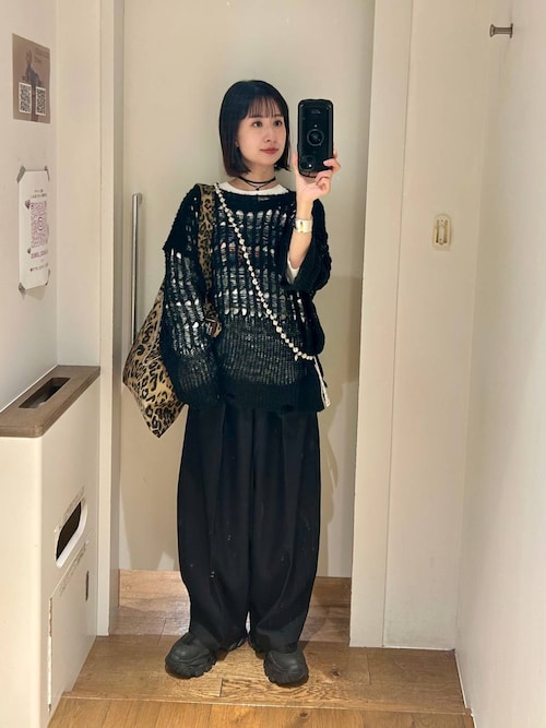 セール】ノットMIXキリカエメッシュプルオーバー/600239（ニット