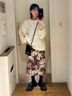 「アイテム（スマホグッズ）」を使った、yuriseki0119さん（レディース・158cm）の秋コーディネート