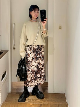 「アイテム（PC・スマホグッズ/家電）」を使った、yuriseki0119さん（レディース・158cm）の秋コーディネート