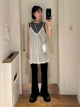 「アイテム（スマホグッズ）」を使った、yuriseki0119さん（レディース・158cm）の夏コーディネート