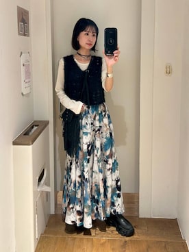 「アイテム（アンサンブル）」を使った、yuriseki0119さん（レディース・158cm）の秋コーディネート