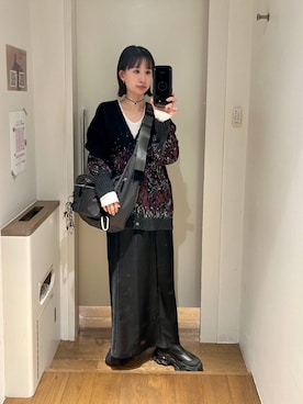 「アイテム（スマホグッズ）」を使った、yuriseki0119さん（レディース・158cm）の冬コーディネート