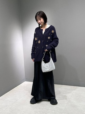 「アイテム（チョーカー）」を使った、yuriseki0119さん（レディース・158cm・30代）の冬コーディネート