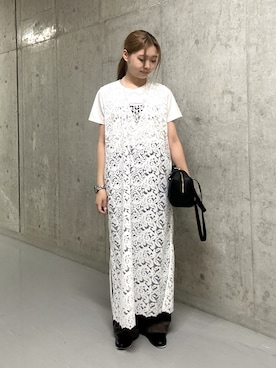 「RIVE DROITE（リヴドロワ）のレザービットローファー（ローファー）」を使った、suzuha81さん（レディース・155cm）の夏コーディネート