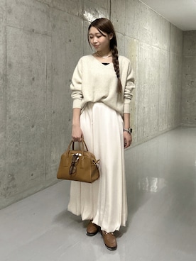 「アイテム（タンクトップ）」を使った、suzuha81さん（レディース・155cm）の秋コーディネート