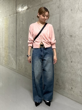 「RIVE DROITE（リヴドロワ）のアイテム（パンプス）」を使った、suzuha81さん（骨格ストレート・レディース・155cm）の秋コーディネート