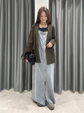 「DouDou（ドゥドゥ）のアイテム」を使った、suzuha81さん（レディース・155cm）の秋コーディネート