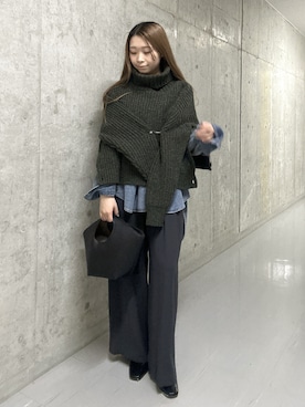 suzuha81さん（骨格ストレート・レディース・155cm）の冬コーディネート