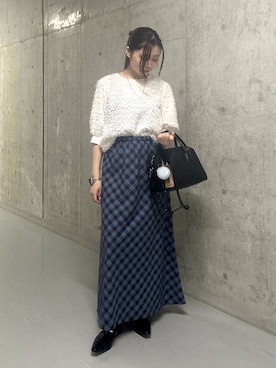 「RIVE DROITE（リヴドロワ）のアイテム（その他シューズ）」を使った、suzuha81さん（骨格ストレート・レディース・155cm）の夏コーディネート