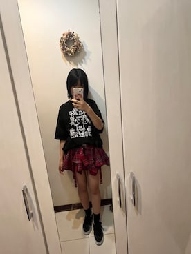 「アイテム（スカート）」を使った、nanamiさん（レディース・168cm・10代）の夏コーディネート