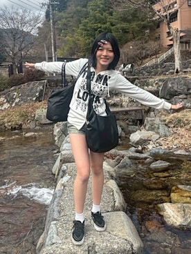 「SPINNS(スピンズ)のアイテム」を使った、nanamiさん(レディース・168cm)の夏コーディネート