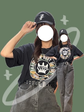 「Rodeo Crowns（ロデオクラウンズ）のアイテム」を使った、nyagiiさん（レディース・169cm）の夏コーディネート