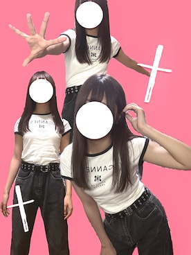 「H&M（エイチ・アンド・エム）のアイテム」を使った、nyagiiさん（レディース・169cm）の夏コーディネート
