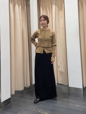 「アイテム（ヘアゴム）」を使った、r i n k o さん（レディース・159cm）の秋コーディネート