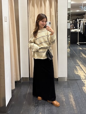 「KBF（ケイビーエフ）のアイテム」を使った、r i n k o さん（レディース・159cm）の秋コーディネート