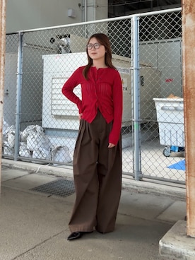 「SMELLY（スメリー）のアイテム」を使った、r i n k o さん（レディース・159cm）の春コーディネート