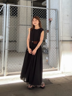 「KBF（ケイビーエフ）のアイテム（アクセサリー）」を使った、r i n k o さん（レディース・159cm）の夏コーディネート